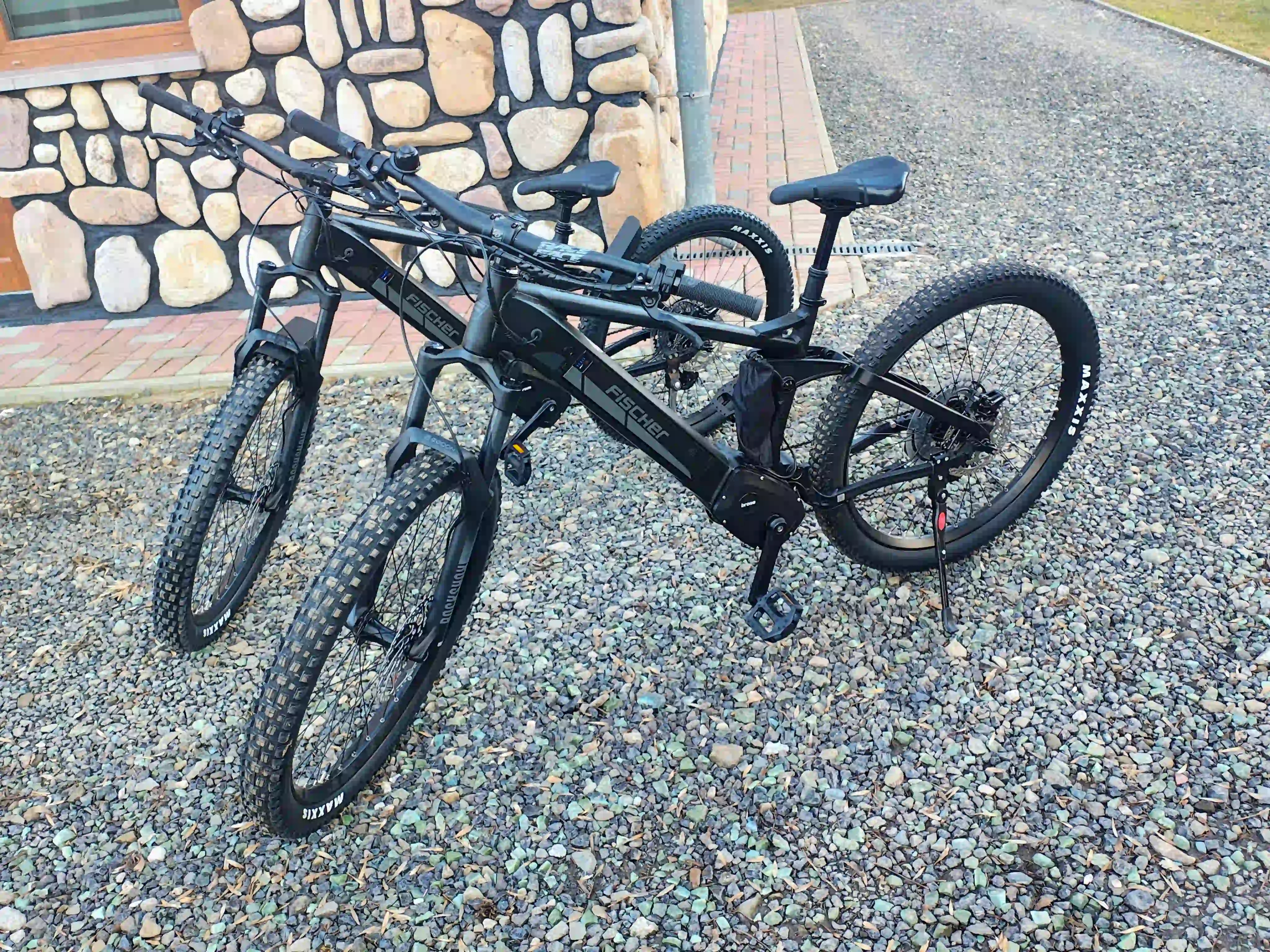 Zimowa trasa rowerowa w gorach